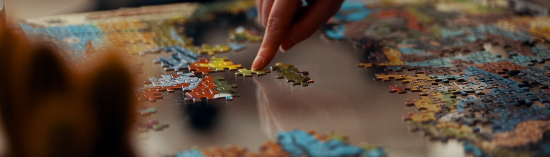 Autism Awareness Month Puzzle Pieces